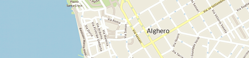 Mappa della impresa dettori renzo angelo a ALGHERO