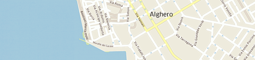 Mappa della impresa chiesa san michele a ALGHERO