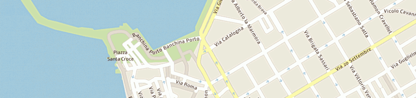 Mappa della impresa m e m di minichino roberto e c sas a ALGHERO