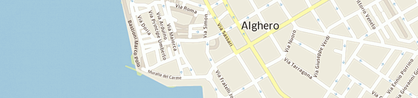Mappa della impresa lo barber di maresca angelo a ALGHERO
