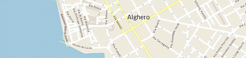 Mappa della impresa arcus service sas di fiorillo monica e company a ALGHERO