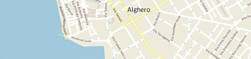 Mappa della impresa obinu paolo e sara a ALGHERO