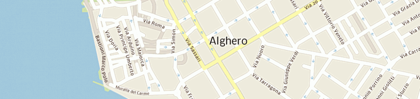Mappa della impresa bellu maria a ALGHERO
