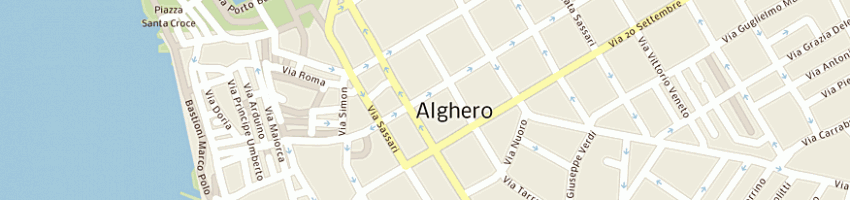 Mappa della impresa casa del formaggio sas di fenu andrea e c a ALGHERO