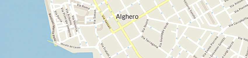 Mappa della impresa bebbere salvatorico a ALGHERO