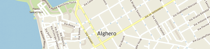 Mappa della impresa milia giovanna maria srl a ALGHERO