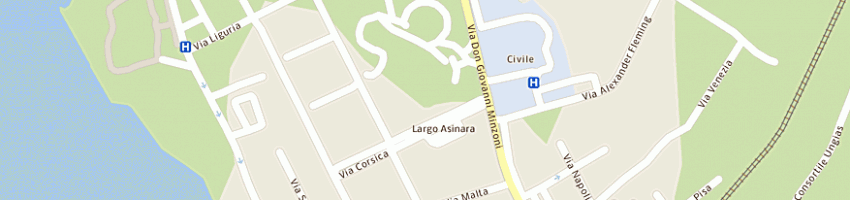 Mappa della impresa cigliano deriu fausto a ALGHERO