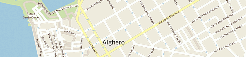 Mappa della impresa lem di pinna michael e c sas a ALGHERO