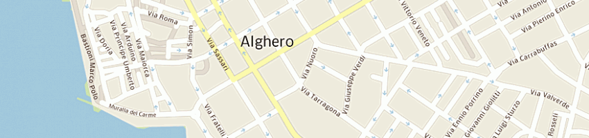 Mappa della impresa totosport di chessa giorgio e chessa giulio snc a ALGHERO