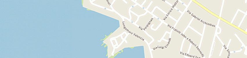 Mappa della impresa hotel villa las tronas srl a ALGHERO