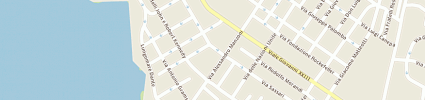 Mappa della impresa pizzeria la lanterna sas di massimiliano puttolu e c a ALGHERO