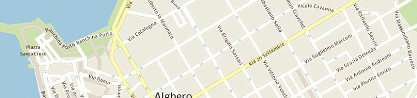 Mappa della impresa usai salvatore a SASSARI