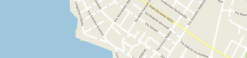 Mappa della impresa hotel continental a ALGHERO