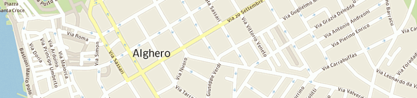 Mappa della impresa casula mario a SASSARI