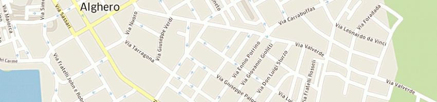Mappa della impresa asi - ciao coordinamento provinciale sassari a ALGHERO
