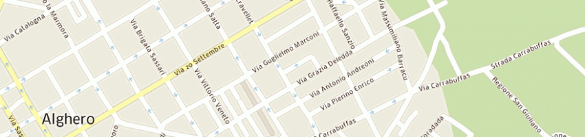 Mappa della impresa serv gest srl a ALGHERO
