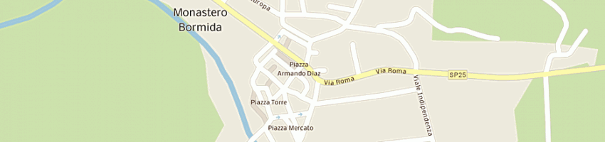 Mappa della impresa berchio cesare a MONASTERO BORMIDA