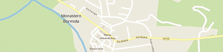 Mappa della impresa la fromagerie di nanetto gabriella a MONASTERO BORMIDA