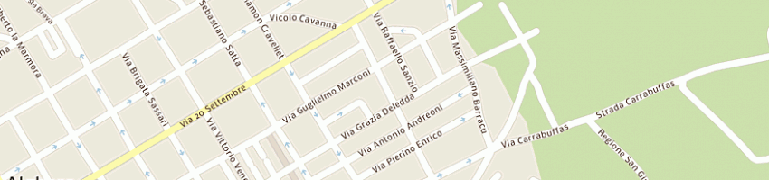 Mappa della impresa daga silvio a ALGHERO