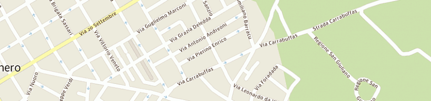 Mappa della impresa macelleria cano marco a ALGHERO