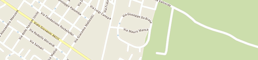 Mappa della impresa societa' sportiva multi power a ALGHERO