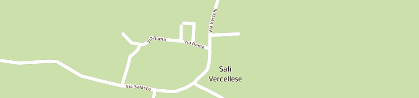 Mappa della impresa poste italiane a SALI VERCELLESE