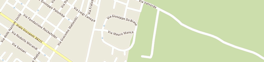 Mappa della impresa manca giuseppe a ALGHERO