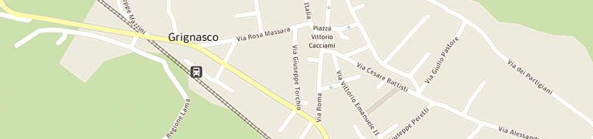 Mappa della impresa cta sas di crivelli daniela e c a GRIGNASCO