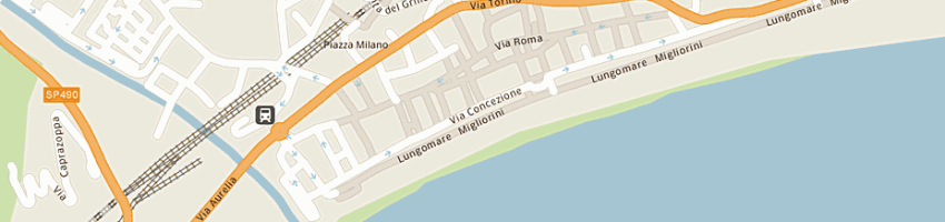 Mappa della impresa riviera assicurazioni snc a FINALE LIGURE