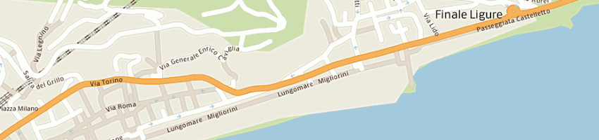 Mappa della impresa albergo villa ada a FINALE LIGURE