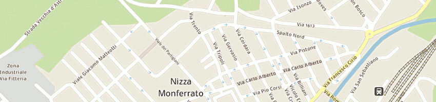 Mappa della impresa sinforel di giovanna delprino e c sas a NIZZA MONFERRATO