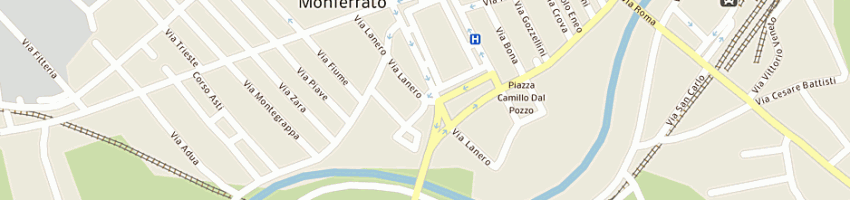 Mappa della impresa bianco livio a NIZZA MONFERRATO