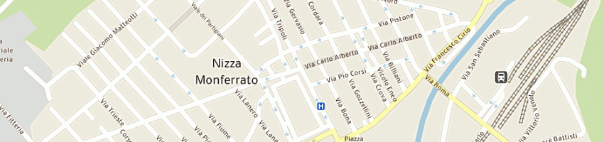 Mappa della impresa gazzera fulvio a NIZZA MONFERRATO