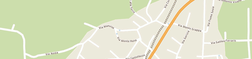 Mappa della impresa carlin roberto a GATTINARA