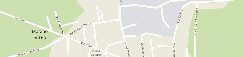 Mappa della impresa verardi e c (srl) a MORANO SUL PO