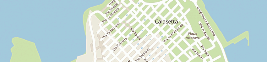 Mappa della impresa a bittega di busonera stefano a CALASETTA