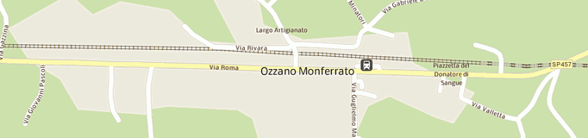 Mappa della impresa tracino fratelli a OZZANO MONFERRATO