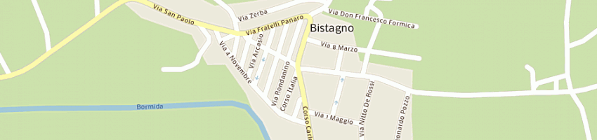 Mappa della impresa carpignano ezio e c snc a BISTAGNO