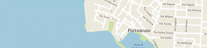 Mappa della impresa algesa srl a PORTOSCUSO