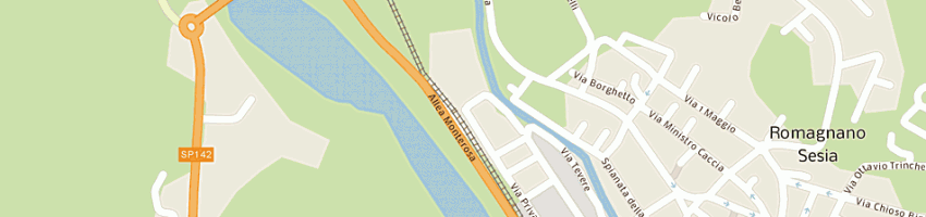 Mappa della impresa valvomeccanica (snc) a ROMAGNANO SESIA