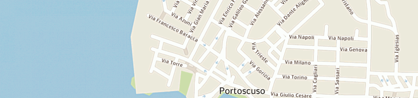 Mappa della impresa seamar (srl) a PORTOSCUSO
