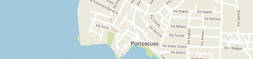 Mappa della impresa segreteria territoriale cisl pensionati a PORTOSCUSO