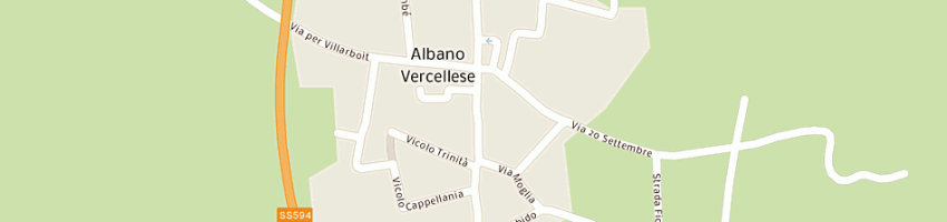 Mappa della impresa re carlo e c snc a ALBANO VERCELLESE