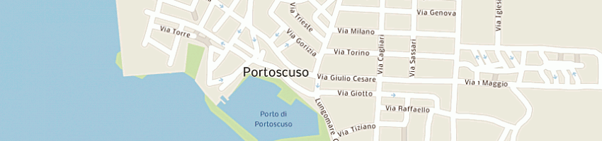 Mappa della impresa mobilmoderno di fois massimo a PORTOSCUSO