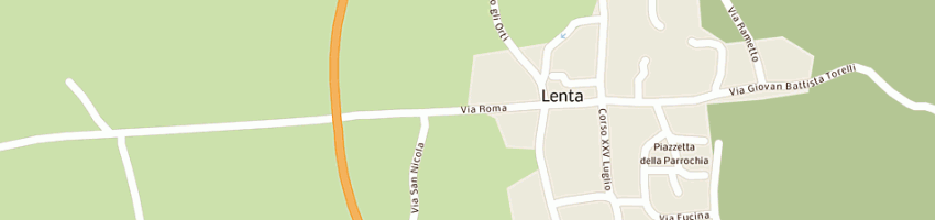 Mappa della impresa albergo nazionale di conti ernestino e c - snc a LENTA