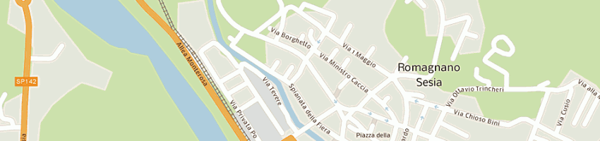 Mappa della impresa zanicotti carlo a ROMAGNANO SESIA