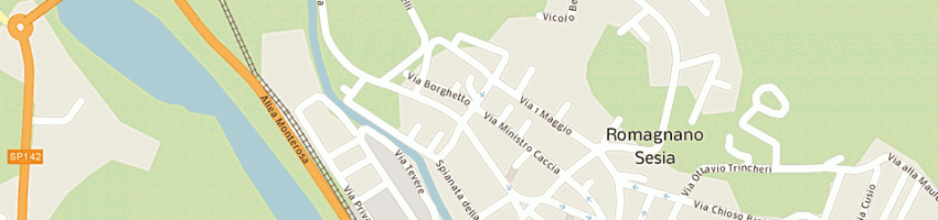 Mappa della impresa pizza e via di granieri anna a ROMAGNANO SESIA