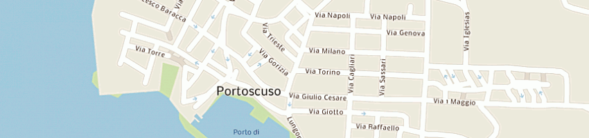 Mappa della impresa societa' commerciale sarda di medda silvano e c sas a PORTOSCUSO