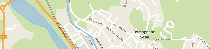 Mappa della impresa mora onoranze funebri a ROMAGNANO SESIA