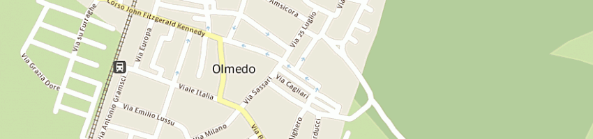 Mappa della impresa centro servizi funebri di antonio pinna a OLMEDO
